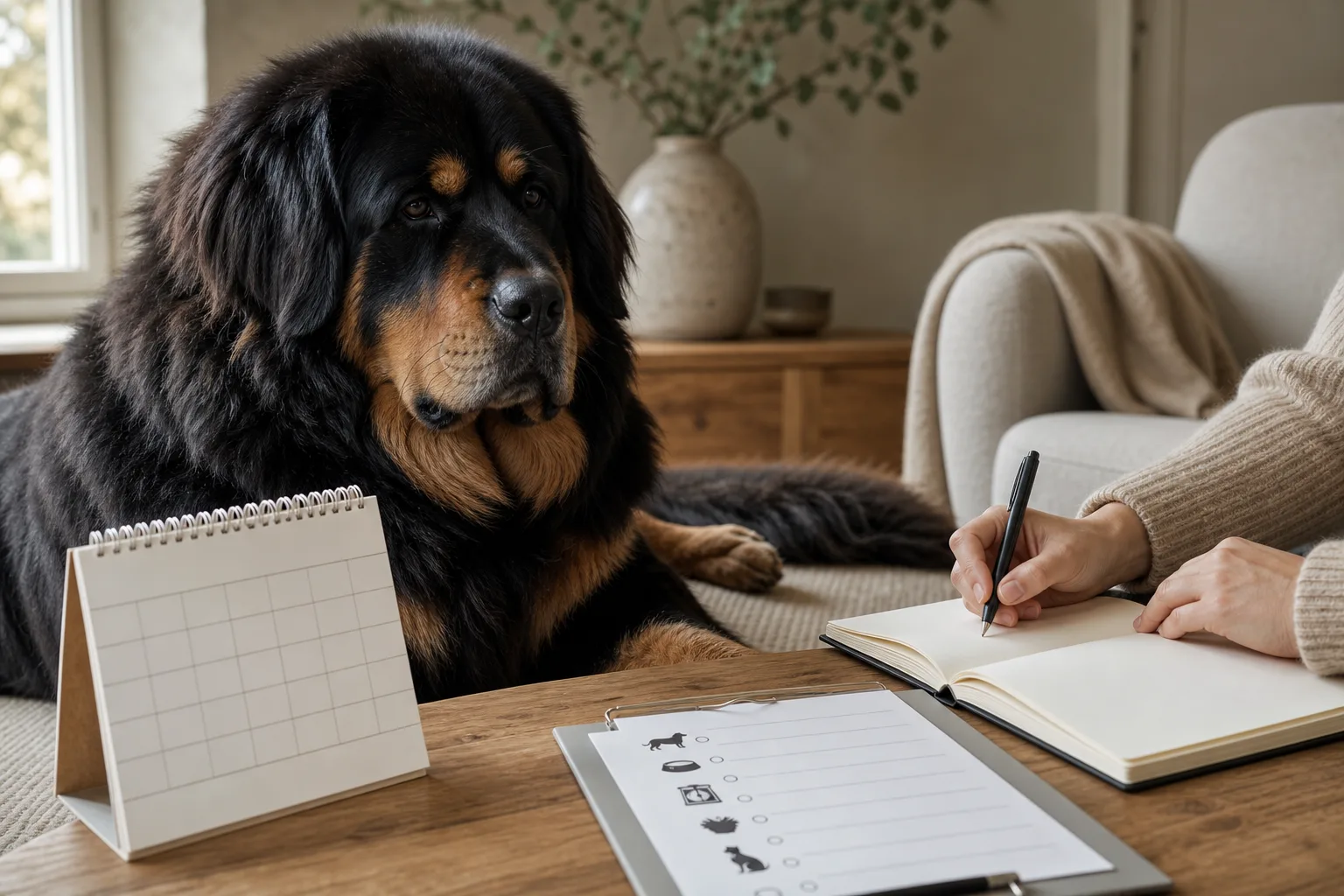 Grand chien photographié de profil, exemple générique de suivi visuel